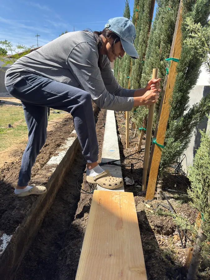 In the field with Big Soil