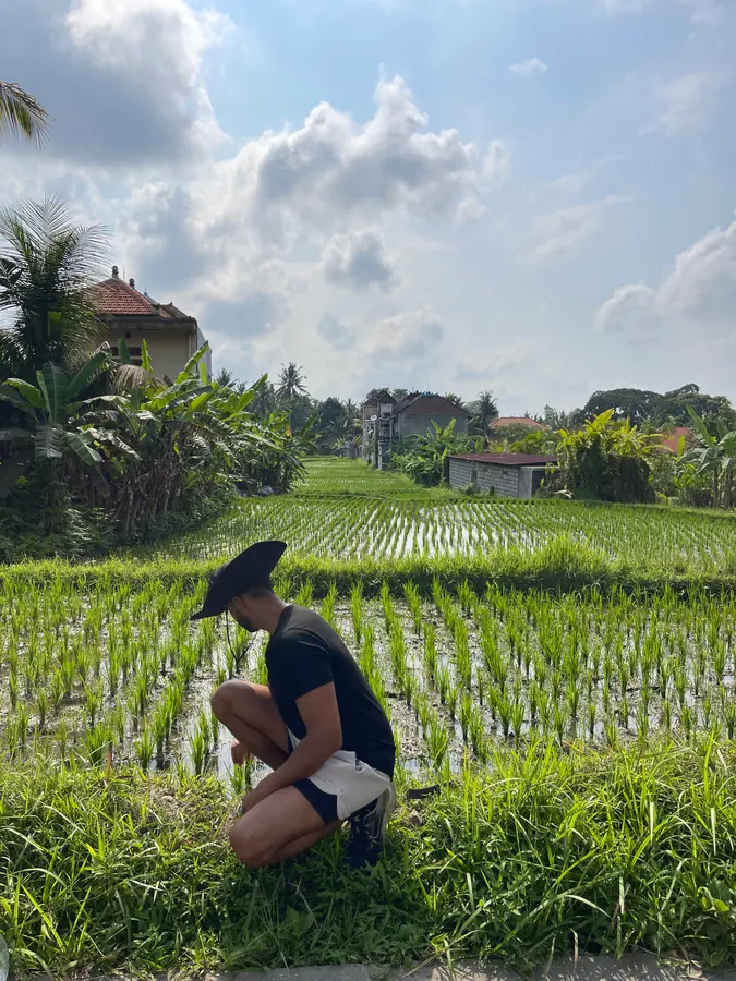 In the field with Big Soil
